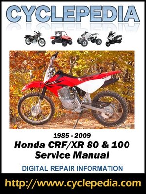 2004 honda crf80f service manual